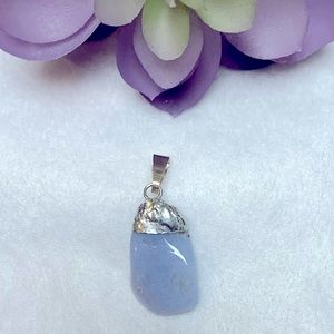 💎🧿 Blue Lace Agate Pendant ❄️